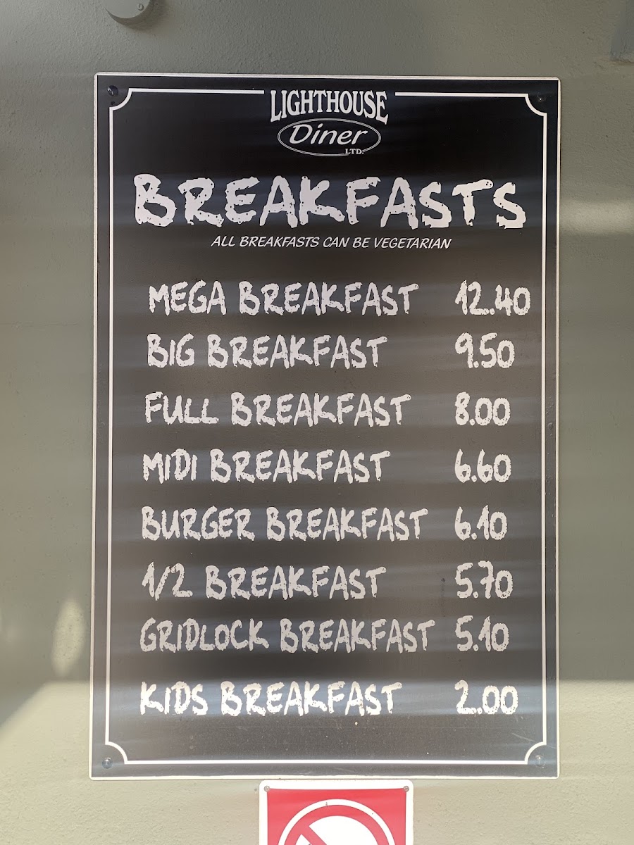 Menu Lighthouse Diner Cash Only.-3