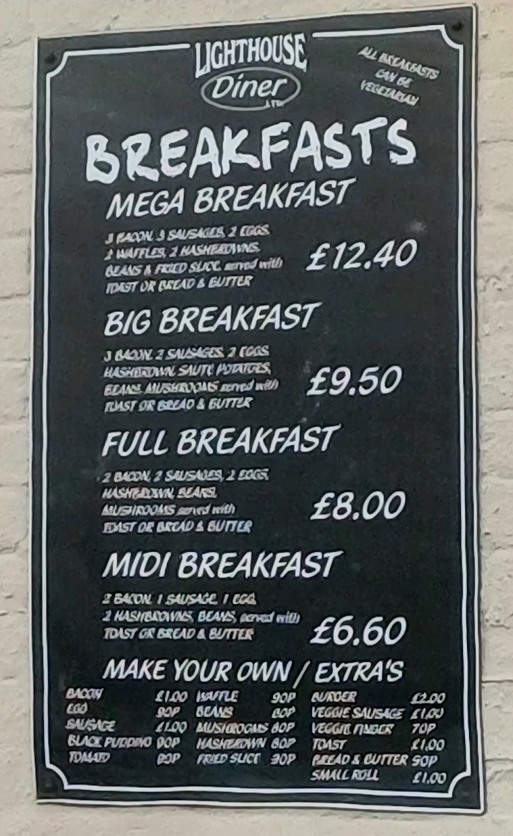 Menu Lighthouse Diner Cash Only.-6