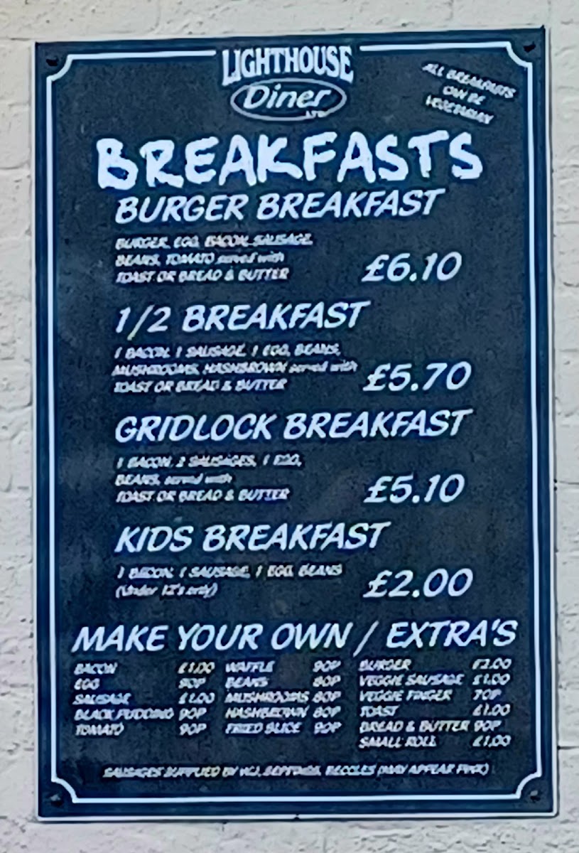 Menu Lighthouse Diner Cash Only.-8